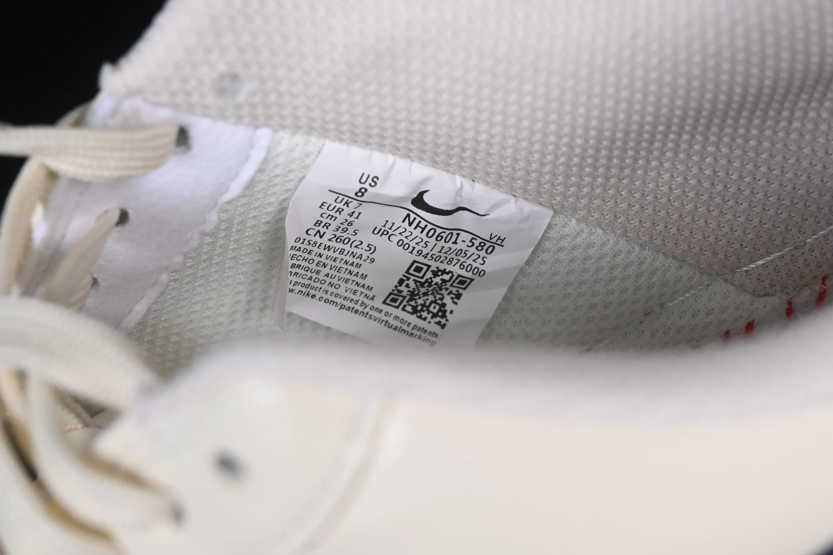 All categories Nk Air Force 1 Air Force series Nk Air Force 1 Low Air Force low-top Nike Air Force 1'07 Low Milky white and blue stitching Air Force 1 low-top casual sneakers NH0601-580